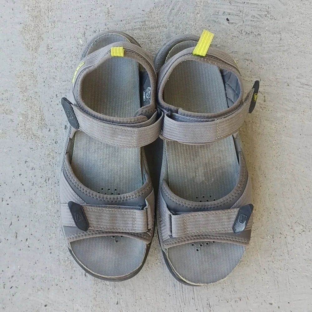 KEEN Gray Sport Sandals with Adjustable Straps